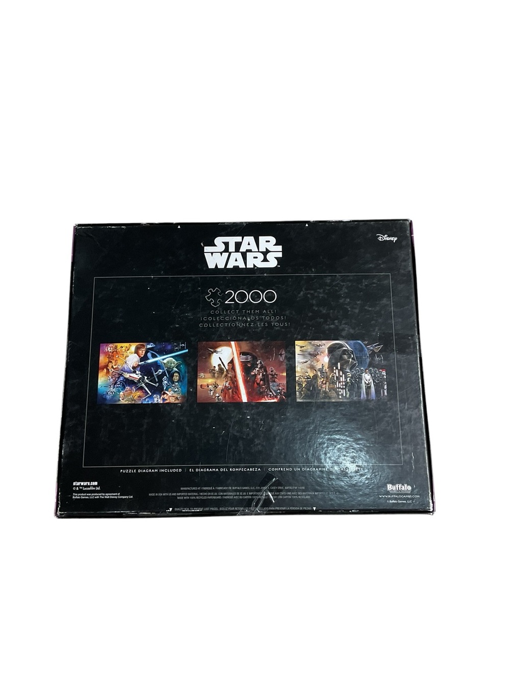 Star Wars 2000 Piece Jigsaw Puzzle Buffalo Games Disney The Force Is Strong - Picture 2 of 3